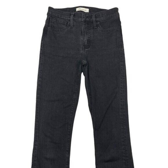 Madewell Women’s Roadtripper Mid Rise Jean In Washed Black Size 24 - Picture 3 of 7